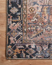 Jules JUL-02 Terracotta Multi Area Rug Corner Jules JUL-02 Terracotta Multi Area Rug Corner