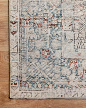 Jules JUL-07 Natural Ocean Area Rug Corner Jules JUL-07 Natural Ocean Area Rug Corner
