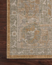 Rosemarie ROE-01 Gold Sand Area Rug Corner Rosemarie ROE-01 Gold Sand Area Rug Corner