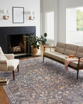 Rosemarie ROE-04 Graphite Multi Area Rug Room Scene Rosemarie ROE-04 Graphite Multi Area Rug Room Scene