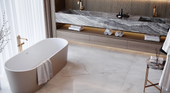 La Marca Onyx Nuvolato 12" X 24" Polished Porcelain Tile La Marca Onyx Nuvolato 12" X 24" Polished Porcelain Tile