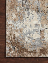Loloi Theory THY-09 Dove Bark Area Rug Corner Loloi Theory THY-09 Dove Bark Area Rug Corner