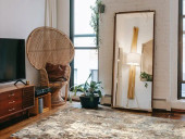 Loloi Tatum TW-06 Blush/Raisin Area Rug Room Scene Loloi Tatum TW-06 Blush/Raisin Area Rug Room Scene