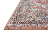 Loloi II Cassandra CSN-01 Rust Multi Area Rug Angle Loloi II Cassandra CSN-01 Rust Multi Area Rug Angle