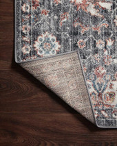 Loloi II Cassandra CSN-03 Charcoal Rust Area Rug Backing Loloi II Cassandra CSN-03 Charcoal Rust Area Rug Backing