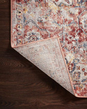 Loloi II Cassandra CSN-03 Rust Ivory Area Rug Backing
