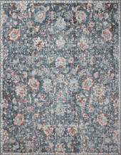 Loloi II Cassandra CSN-04 Blue Rust Area Rug Loloi II Cassandra CSN-04 Blue Rust Area Rug