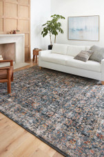 Loloi II Cassandra CSN-05 Blue Multi Area Rug Room Scene Loloi II Cassandra CSN-05 Blue Multi Area Rug Room Scene