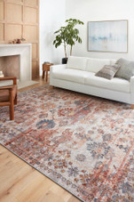 Loloi II Cassandra CSN-06 Rust Multi Area Rug Room Scene Loloi II Cassandra CSN-06 Rust Multi Area Rug Room Scene