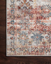 Loloi II Cassandra CSN-06 Rust Multi Area Rug Corner