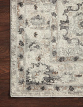 Loloi II Estelle EST-01 Ivory Stone Area Rug Corner Loloi II Estelle EST-01 Ivory Stone Area Rug Corner