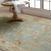 Karastan Adalia RG849-048 Amasya Blue Area Rug Room Scene 2
