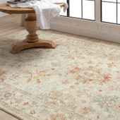 Karastan Adalia RG851-741 Tunceli Cream Area Rug Room Scene 2