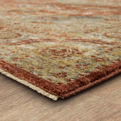 Karastan Marash RG846-780 Palu Rust Area Rug Corner Angle Karastan Marash RG846-780 Palu Rust Area Rug Corner Angle