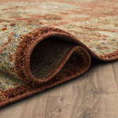Karastan Marash RG846-780 Palu Rust Area Rug Roll Edge Karastan Marash RG846-780 Palu Rust Area Rug Roll Edge