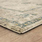 Karastan Marash RG844-741 Darica Cream Area Rug Corner Angle Karastan Marash RG844-741 Darica Cream Area Rug Corner Angle