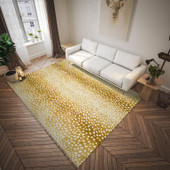 Dalyn Akina AK3 Gold Area Rug Room Scene Dalyn Akina AK3 Gold Area Rug Room Scene