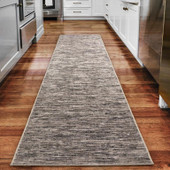 Dalyn Arcata AC1 Ebony Runner Area Rug Room Scene