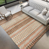 Dalyn Brisbane BR1 Mocha Area Rug Room Scene Dalyn Brisbane BR1 Mocha Area Rug Room Scene