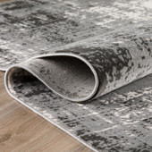 Dalyn Cascina CC11 Carbon Area Rug Roll Edge Dalyn Cascina CC11 Carbon Area Rug Roll Edge