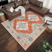 Dalyn Marbella MB1 Spice Area Rug Room Scene Dalyn Marbella MB1 Spice Area Rug Room Scene