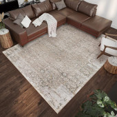 Dalyn Marbella MB2 Taupe Area Rug Room Scene Dalyn Marbella MB2 Taupe Area Rug Room Scene