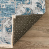 Dalyn Marbella MB3 Denim Area Rug Backing