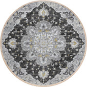 Dalyn Marbella MB3 Midnight Round Area Rug
