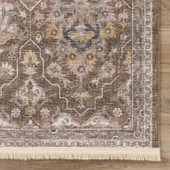 Dalyn Marbella MB4 Mocha Area Rug Corner