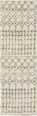 Dalyn Marquee MQ2 Ivory Metal Runner Area Rug