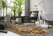 Oriental Weavers Branson BR04A Area Rug Room Scene