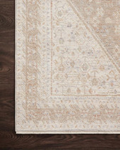 Carlisle CAR-03 Taupe Ivory Area Rug - Magnolia Home by Joanna Gaines Corner Carlisle CAR-03 Taupe Ivory Area Rug - Magnolia Home by Joanna Gaines Corner