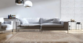 Carlisle CAR-03 Taupe Ivory Area Rug - Magnolia Home by Joanna Gaines Room Scene Carlisle CAR-03 Taupe Ivory Area Rug - Magnolia Home by Joanna Gaines Room Scene