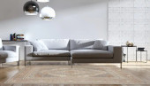 Carlisle CAR-06 Slate Taupe Area Rug - Magnolia Home by Joanna Gaines Room Scene Carlisle CAR-06 Slate Taupe Area Rug - Magnolia Home by Joanna Gaines Room Scene