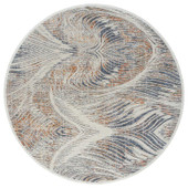 Kaleen Artundra ATU09-01 Ivory Area Rug Round Kaleen Artundra ATU09-01 Ivory Area Rug Round