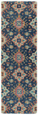 Kaleen Chancellor CHA10-22 Navy Runner Area Rug Kaleen Chancellor CHA10-22 Navy Runner Area Rug