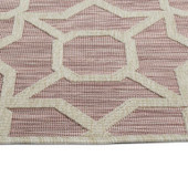 Kaleen Cove COV01-92 Pink Area Rug Edge Kaleen Cove COV01-92 Pink Area Rug Edge