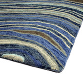 Kaleen Marble MBL08-17 Blue Area Rug Corner Kaleen Marble MBL08-17 Blue Area Rug Corner