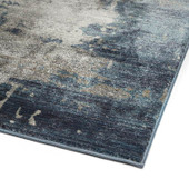 Kaleen Maya MYA03-10 Denim Area Rug Corner Kaleen Maya MYA03-10 Denim Area Rug Corner