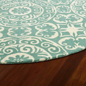 Kaleen Tara Rounds EVL03-88 Mint Area Rug Corner