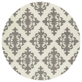Kaleen Tara Rounds EVL05-75 Grey Area Rug Kaleen Tara Rounds EVL05-75 Grey Area Rug