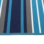 Kaleen Voavah VOA01-17 Blue Area Rug Edge Kaleen Voavah VOA01-17 Blue Area Rug Edge