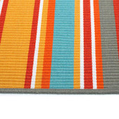 Kaleen Voavah VOA09-89 Orange Area Rug Edge Kaleen Voavah VOA09-89 Orange Area Rug Edge