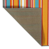 Kaleen Voavah VOA09-89 Orange Area Rug Backing Kaleen Voavah VOA09-89 Orange Area Rug Backing