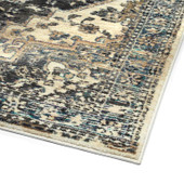 Kaleen Wynnlow WYN05-75 Grey Area Rug Corner Kaleen Wynnlow WYN05-75 Grey Area Rug Corner