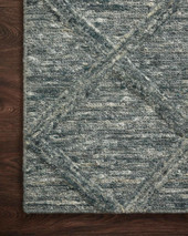 Hunter HUN-01 Ocean Area Rug - Magnolia Home by Joanna Gaines Corner Hunter HUN-01 Ocean Area Rug - Magnolia Home by Joanna Gaines Corner
