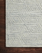 Sarah SAR-01 Sky Area Rug - Magnolia Home by Joanna Gaines Corner Sarah SAR-01 Sky Area Rug - Magnolia Home by Joanna Gaines Corner