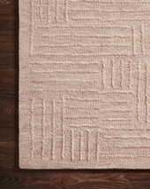 Sarah SAR-02 Blush Area Rug - Magnolia Home by Joanna Gaines Corner Sarah SAR-02 Blush Area Rug - Magnolia Home by Joanna Gaines Corner
