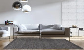Sarah SAR-03 Charcoal Area Rug - Magnolia Home by Joanna Gaines Room Scene Sarah SAR-03 Charcoal Area Rug - Magnolia Home by Joanna Gaines Room Scene