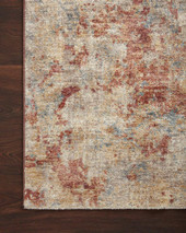 Loloi Gaia GAA-03 Taupe Brick Area Rug Corner Loloi Gaia GAA-03 Taupe Brick Area Rug Corner